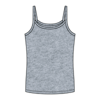 Rib Full-Length Tank with Spaghetti Straps - The Collegiate Lineup