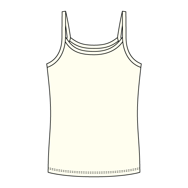 Rib Full-Length Tank with Spaghetti Straps - The Collegiate Lineup