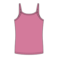 Rib Full-Length Tank with Spaghetti Straps - The Collegiate Lineup