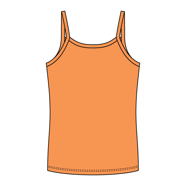 Rib Full-Length Tank with Spaghetti Straps - The Collegiate Lineup