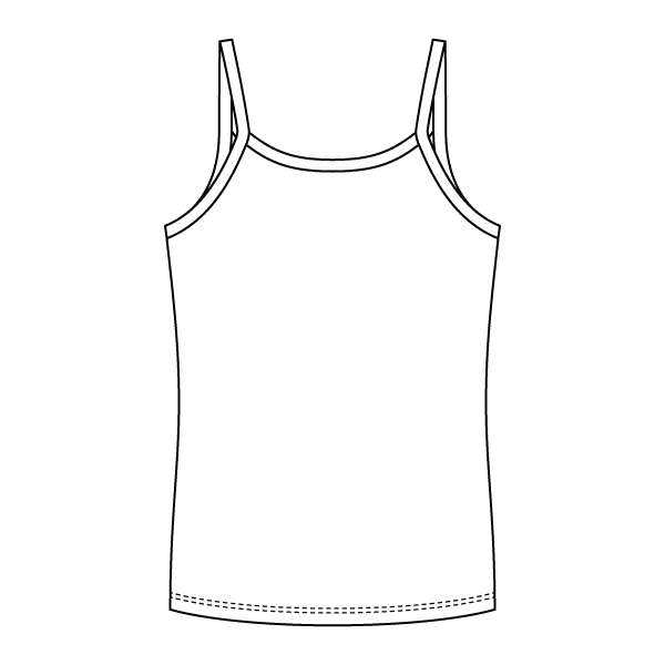 Rib Full-Length Tank with Spaghetti Straps - The Collegiate Lineup