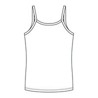 Rib Full-Length Tank with Spaghetti Straps - The Collegiate Lineup