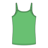 Rib Full-Length Tank with Spaghetti Straps - The Collegiate Lineup