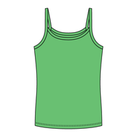 Rib Full-Length Tank with Spaghetti Straps - The Collegiate Lineup