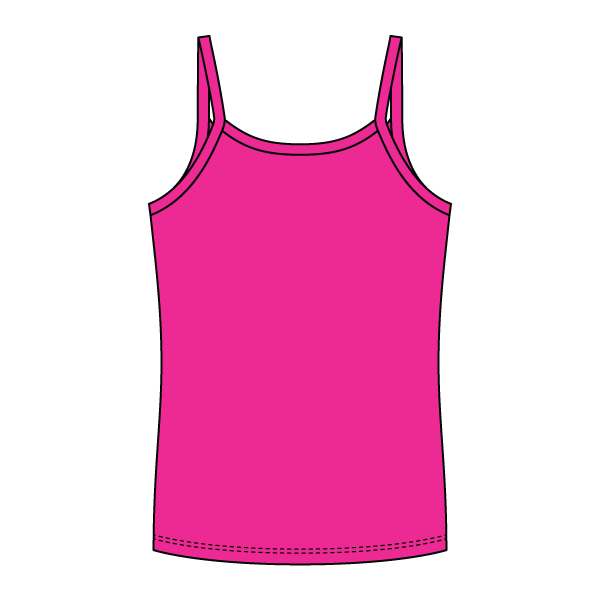 Rib Full-Length Tank with Spaghetti Straps - The Collegiate Lineup