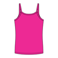 Rib Full-Length Tank with Spaghetti Straps - The Collegiate Lineup