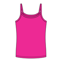 Rib Full-Length Tank with Spaghetti Straps - The Collegiate Lineup