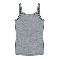 Rib Full-Length Tank with Spaghetti Straps - The Collegiate Lineup