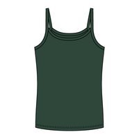 Rib Full-Length Tank with Spaghetti Straps - The Collegiate Lineup