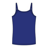 Rib Full-Length Tank with Spaghetti Straps - The Collegiate Lineup