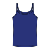 Rib Full-Length Tank with Spaghetti Straps - The Collegiate Lineup