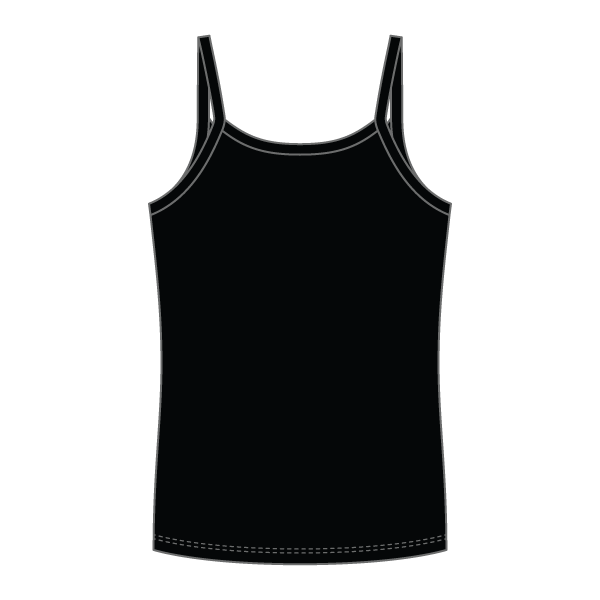 Rib Full-Length Tank with Spaghetti Straps - The Collegiate Lineup