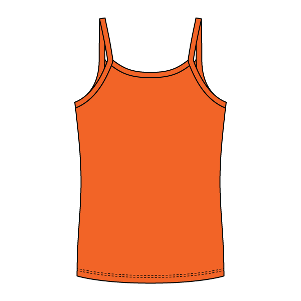 Rib Full-Length Tank with Spaghetti Straps - The Collegiate Lineup