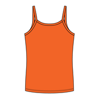 Rib Full-Length Tank with Spaghetti Straps - The Collegiate Lineup