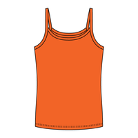 Rib Full-Length Tank with Spaghetti Straps - The Collegiate Lineup
