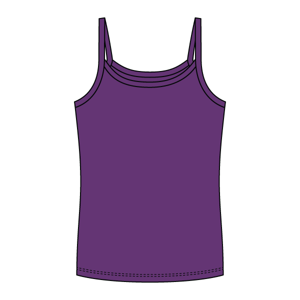 Rib Full-Length Tank with Spaghetti Straps - The Collegiate Lineup