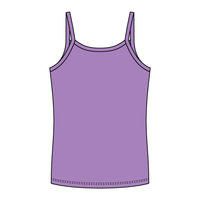 Rib Full-Length Tank with Spaghetti Straps - The Collegiate Lineup