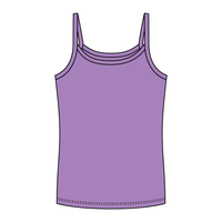 Rib Full-Length Tank with Spaghetti Straps - The Collegiate Lineup