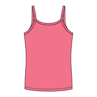 Rib Full-Length Tank with Spaghetti Straps - The Collegiate Lineup