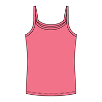 Rib Full-Length Tank with Spaghetti Straps - The Collegiate Lineup