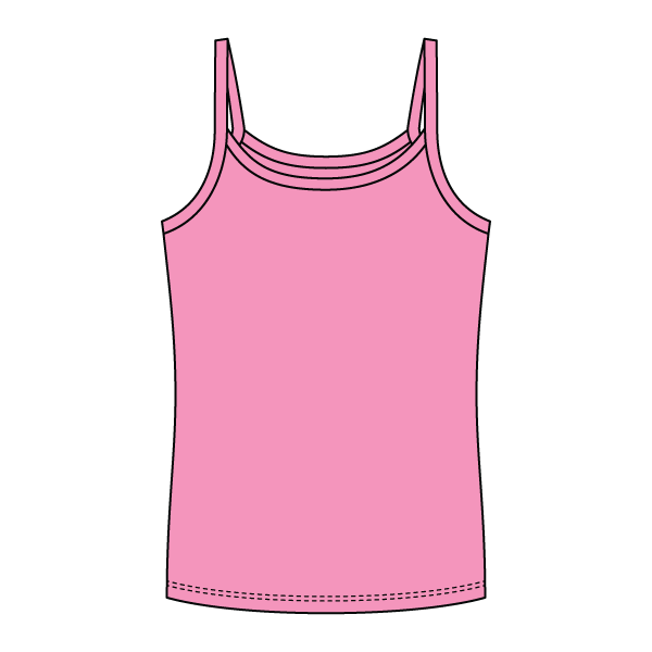 Rib Full-Length Tank with Spaghetti Straps - The Collegiate Lineup