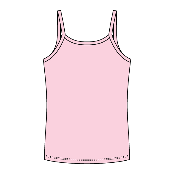 Rib Full-Length Tank with Spaghetti Straps - The Collegiate Lineup