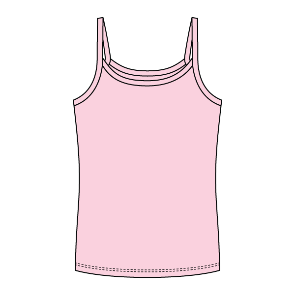 Rib Full-Length Tank with Spaghetti Straps - The Collegiate Lineup