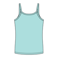 Rib Full-Length Tank with Spaghetti Straps - The Collegiate Lineup