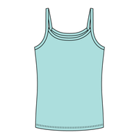 Rib Full-Length Tank with Spaghetti Straps - The Collegiate Lineup