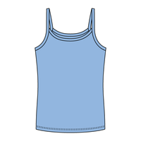 Rib Full-Length Tank with Spaghetti Straps - The Collegiate Lineup