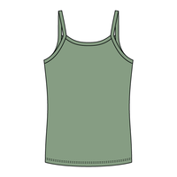 Rib Full-Length Tank with Spaghetti Straps - The Collegiate Lineup