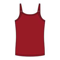 Rib Full-Length Tank with Spaghetti Straps - The Collegiate Lineup