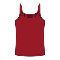 Rib Full-Length Tank with Spaghetti Straps - The Collegiate Lineup
