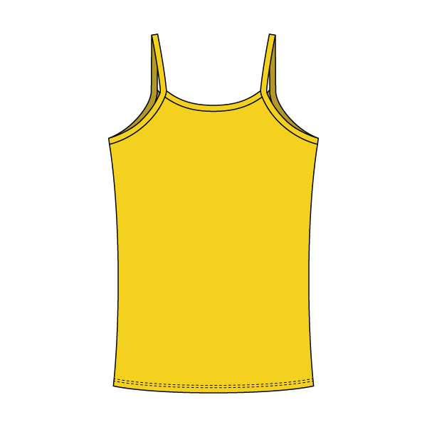 Rib Tank with Spaghetti Straps and Lace Trim - The Collegiate Lineup