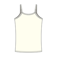 Rib Tank with Spaghetti Straps and Lace Trim - The Collegiate Lineup