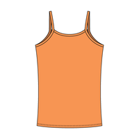 Rib Tank with Spaghetti Straps and Lace Trim - The Collegiate Lineup