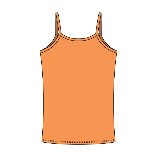 Rib Tank with Spaghetti Straps and Lace Trim - The Collegiate Lineup