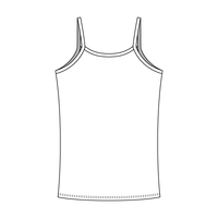 Rib Tank with Spaghetti Straps and Lace Trim - The Collegiate Lineup