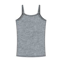 Rib Tank with Spaghetti Straps and Lace Trim - The Collegiate Lineup