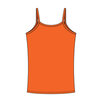 Rib Tank with Spaghetti Straps and Lace Trim - The Collegiate Lineup