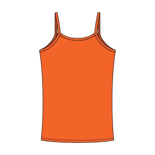 Rib Tank with Spaghetti Straps and Lace Trim - The Collegiate Lineup