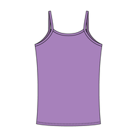 Rib Tank with Spaghetti Straps and Lace Trim - The Collegiate Lineup