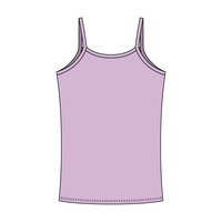 Rib Tank with Spaghetti Straps and Lace Trim - The Collegiate Lineup
