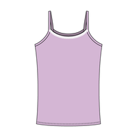 Rib Tank with Spaghetti Straps and Lace Trim - The Collegiate Lineup