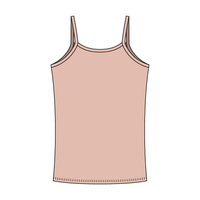 Rib Tank with Spaghetti Straps and Lace Trim - The Collegiate Lineup