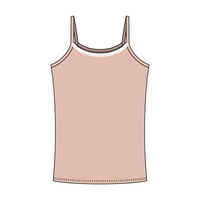 Rib Tank with Spaghetti Straps and Lace Trim - The Collegiate Lineup