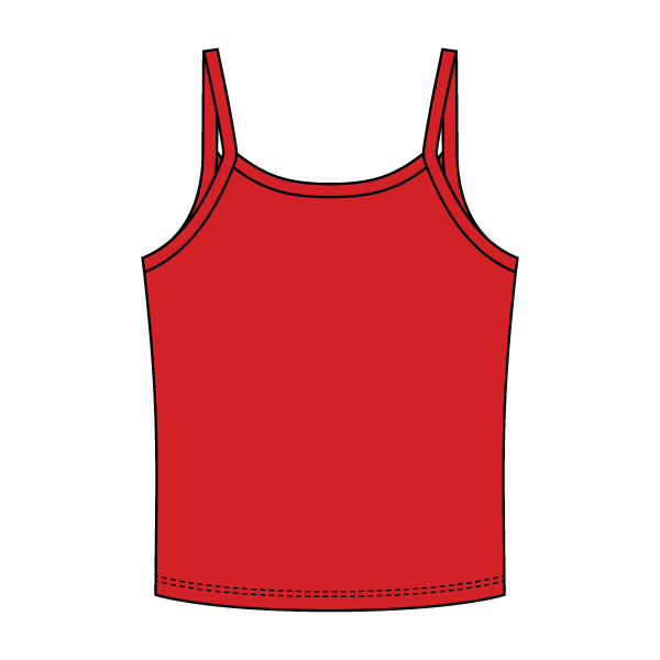 Rib Tank with Spaghetti Strap - The Collegiate Lineup