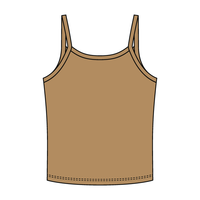 Rib Tank with Spaghetti Strap - The Collegiate Lineup