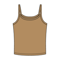 Rib Tank with Spaghetti Strap - The Collegiate Lineup