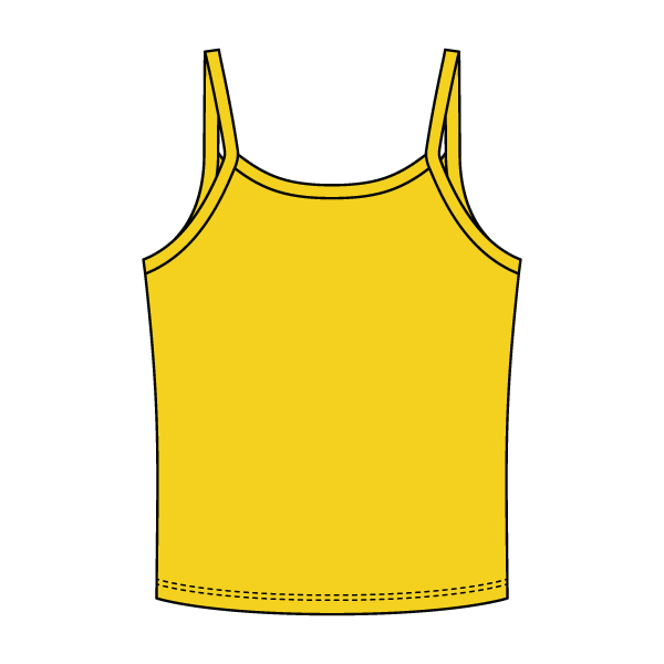 Rib Tank with Spaghetti Strap - The Collegiate Lineup